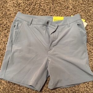 All in Motion Men's Sky Blue Flat Front Shorts